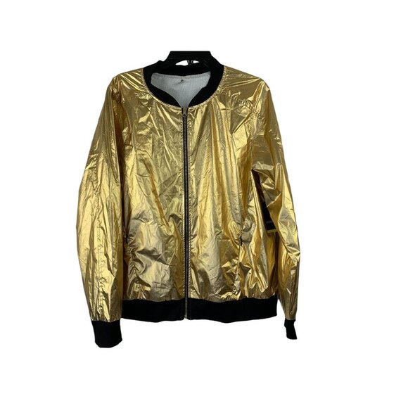 Xersion Women’s Gold Zipper Jacket - Picture 1 of 6